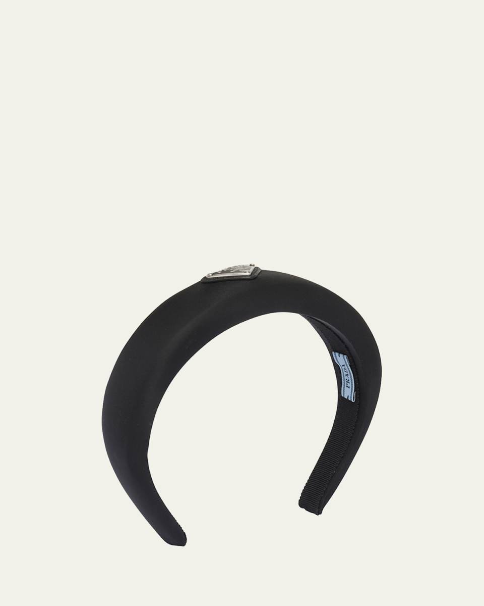 Triangle Logo Padded Nylon Headband